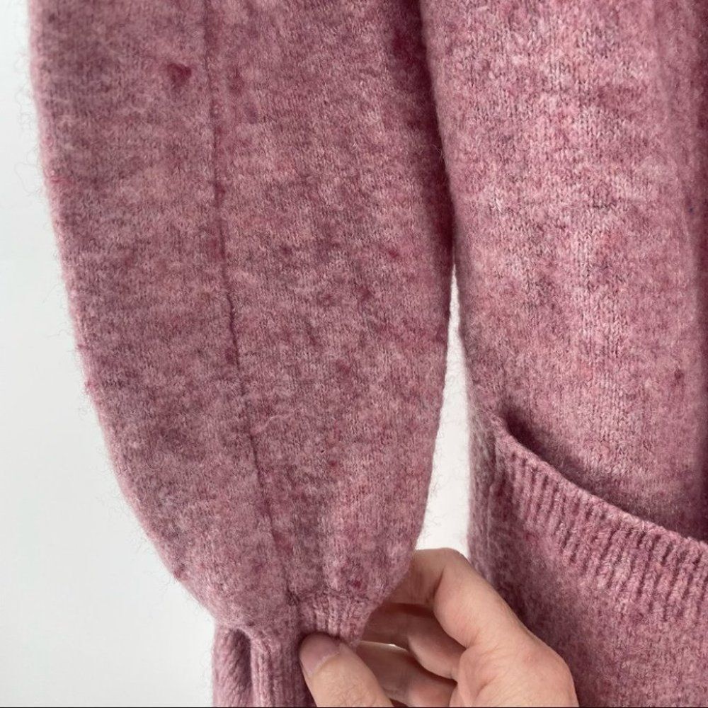 Madewell Cardigan Sweater Open Front Pockets Long Sleeve Cozy Soft‎ Oversized XS - Picture 8 of 8